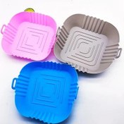 تصویر کاغذ نسوز سیلیکونی هواپز طرح مربع 