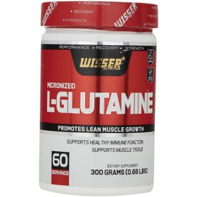 تصویر پودر ال گلوتامین ویثر 300 گرم Wisser L Glutamine Powder 300 gr