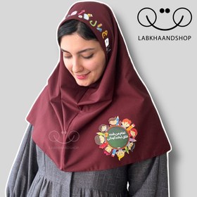 تصویر مقنعه طرح چاپی 81 