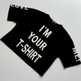 تصویر تیشرت کراپ I.M YOUR T_SHIRT 