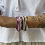 تصویر دستبند فنری زنانه ۵ عددی 