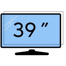 تصویر محافظ صفحه تلویزیون 39 اینچ (ابعاد 50*88.5) 2 میل TV screen protector 39 inches (dimensions 88.5*50) 2 miles