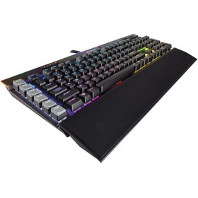 تصویر کیبورد با سیم گیمینگ کورسیر مدل کی 95 آر جی بی مکانیکال چری ام ایکس رد K95 RGB Mechanical-Cherry MX RED Gaming Keyboard