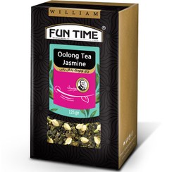 تصویر چای اولونگ با گل یاس ویلیام 