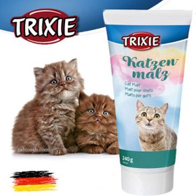 تصویر مالت گربه تریکسی ساده 240 گرم (واردات مستقیم) Trixie Malt Anti-Hairball 240g