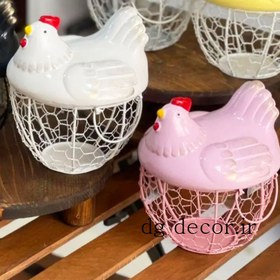 تصویر جاتخم مرغی طرح مرغ بزرگ 