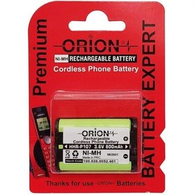 تصویر باتری تلفن اوریون orion مدل p107 3.6v 800mah 