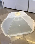 تصویر پشه بند کودک مدل چتری حریر 6 کد 101 - کرم 