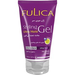 تصویر ژل مو حالت دهنده بسیار قوی فولیکا حجم 150 میل Fulica Gel Hair Styling Extra Strong 150ml