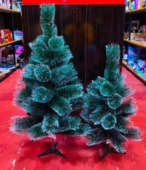تصویر درخت کریسمس سوزنی سبز سایز ۹۰ سانت 
