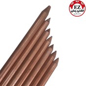 تصویر میله ارت مسی نمره ۱۴ سایز ۱.۵ متری 