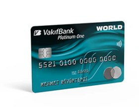 تصویر کردیت کارت ویزا - مستر کارت با حساب بانکی دائمی حضوری/ بانک واکیف 