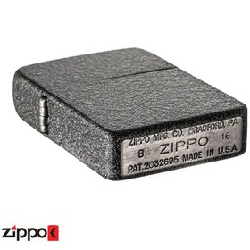 تصویر فندک اورجینال بنزینی زیپو مدل Zippo 1941 BLACK CRACKLE Zippo 1941 BLACK CRACKLE