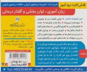 تصویر فلش کارت آموزشی زودآموز (کارها و فعل ها)،(2زبانه،گلاسه،آکاردئونی) 
