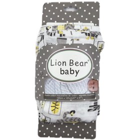 تصویر خشک کن نخی و دور پیچ لیون بیر طرح فیل Baby cotton dryer