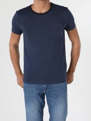 تصویر تی شرت آستین کوتاه لاجوردی مردانه کولینز کد:CL1055492 