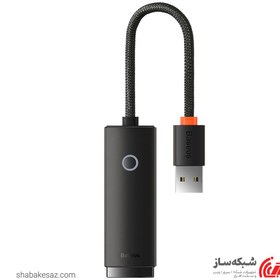 تصویر تبدیل LAN به USB باسئوس مدل WKQX000002 Adapter Baseus WKQX000002