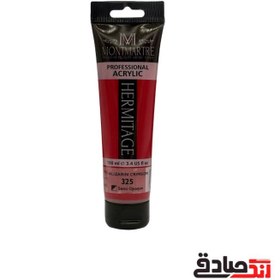 تصویر اکریلیک تیوپی مونمارت 100 میل کد 325 ALIZARIN CRIMSON 