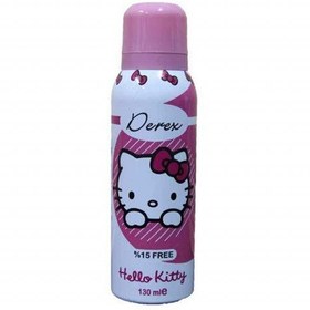 تصویر اسپری بدن کودک دخترانه هلو کیتی 130میل درکس ا Derex Hello Kitty Body Spray For Girls 130ml Derex Hello Kitty Body Spray For Girls 130ml