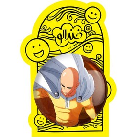 تصویر آینه تاشو سایتاما انیمه مرد تک مشتی One Punch Man 