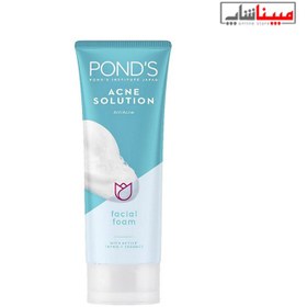 تصویر فوم شستشوی صورت مدل Acne Solution حجم 100میل پوندز Ponds Acne Solution Washing Foam 100ml