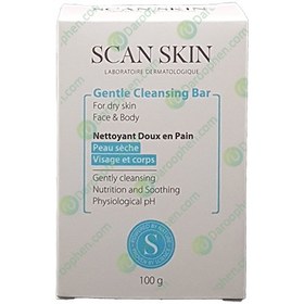 تصویر پن شستشو صورت مخصوص پوست خشک 100 گرم اسکن اسکین ا Scan Skin Gentle Cleansing Bar 100 g Scan Skin Gentle Cleansing Bar 100 g