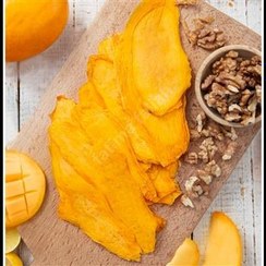 تصویر انبه خشک 100 گرمی-میوه خشک ماهلین dried mango-تغذیه سالم