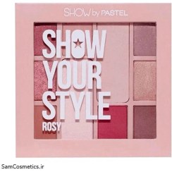 تصویر پالت سایه چشم پاستل مدل ROSY ۱۰ رنگ 