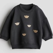 تصویر دورس نوزادی جلو گلدوزی خرس H&M 
