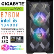 تصویر خرید کامپیوتر ECO+ Intel TD300 Full RGB Gigabyte - Cooler Master Edition 