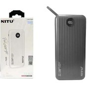 تصویر پاوربانک NITU 10000 MAH NPB 04 (105745) مشکی پاوربانک متفرقه | Other Brand مدل پاوربانک NITU 10000 MAH NPB 04 مشکی