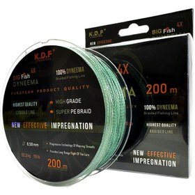 تصویر نخ براید ماهیگیری کایدا KDF Big Fish Dyneema – مقاوم و حرفه‌ای برای صید سنگین 