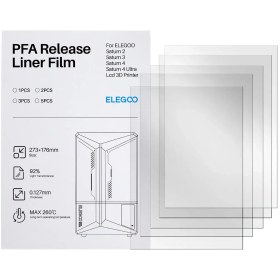 تصویر فیلم PFA برند الگو مناسب پرینتر سه بعدی ساترن ۴ اولترا بسته ۵ عددی 