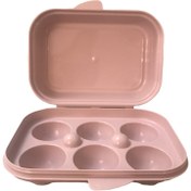 تصویر جا تخم مرغی 6 تایی برند ایراک پلاستیک ترکیه در 3 رنگ مختلف _ شناسه کالا : YU_115 - صورتی ا EGG HOLDER 6 PIECES EGG HOLDER 6 PIECES