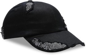 تصویر کلاه مشکی مدل سوآروسکی پوما 024942-01 PUMA Swarovski Crystals Women's Cap 024942 01