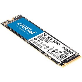 تصویر حافظه SSD کروشیال P2 NVMe PCIe M.2 ظرفیت Crucial P2 1TB NVMe PCIe M.2 SSD Drive