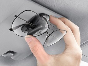 تصویر گیره نگهدارنده عینک بیسوس مدل Platinum Vehicle Paste Eyewear Clip ACYJN-A01 