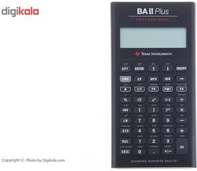 تصویر ماشین حساب تگزاس مدل BA II PLUS Professional Texas Instruments BA II PLUS Professional calculator