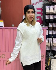 تصویر ژیله بافت جودون - سفید 