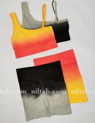 تصویر ست نیمتنه رومی و شورتک پشت چروک آمبره 