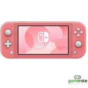 تصویر کنسول بازی Nintendo Switch Lite رنگ صورتی مرجانی 