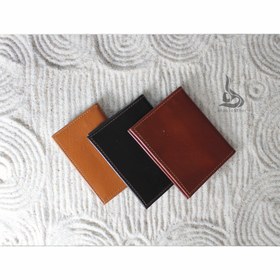 تصویر جاکارتی چرم دو طرفه leather card holder