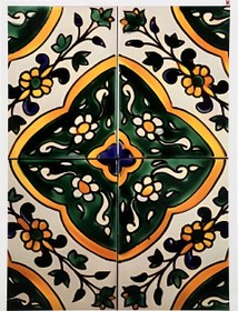 تصویر ترانسفر طرح کاشی کد 123 