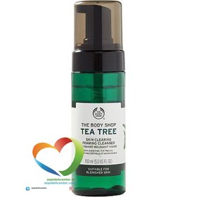 تصویر فوم شستشوی صورت بادی شاپ ضد جوش تی تری The Body Shop Tea Tree Skin Clearing Foaming Cleanser 150ml