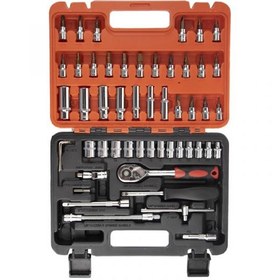 تصویر مجموعه 53 عددی آچار و سری بکس و پیچ گوشتی مدل G-10025 Satagood G-10025 Ratchet Wrench And Sockets And Screwdriver Set 53 PCS