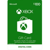 تصویر گیفت کارت 100 دلاری ایکس باکس (آمریکا) Xbox 100$ Gift card (US)