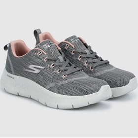 تصویر Go Walk Flex زنانه کفش ورزشی خاکستریصورتی اسکچرز Skechers 