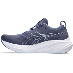 تصویر کتانی رانینگ اسیکس مدل Gel Nimbus26 کد navy blue Asics Gel Nimbus26 running shoes, navy blue code