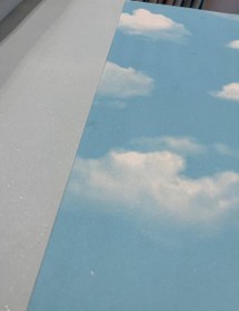 تصویر کاغذدیواری کودک شاین دار - طرح ابر 