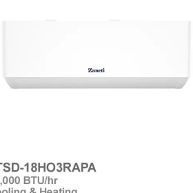 تصویر کولر گازی 18 هزار اینورتر زانتی مدلZTSD-18HD1RAPA Zaneti ZTSD-18HD1RAPA 18000 Air Conditioner